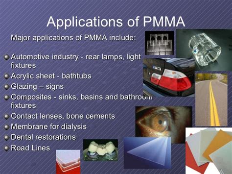 pmma polymer uses